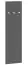 Garderobe Knoxville 25, Farbe: Grau - Abmessungen: 150 x 40 x 3 cm (H x B x T)