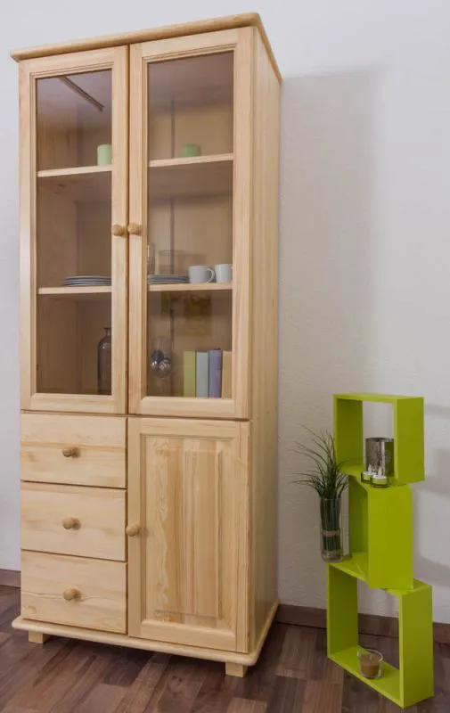 Kiefernholz Vitrine