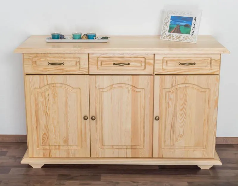 Sideboard, Kiefer massiv, Breite: 139 cm, Farbe: Natur Abbildung