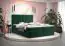 Boxspringbett in einer außergewöhnlichen Farbe Pirin 18, Farbe: Grün - Liegefläche: 140 x 200 cm (B x L)