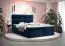 Edles Doppelbett Pirin 40, Farbe: Blau - Liegefläche: 160 x 200 cm (B x L), mit Stauraum