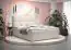 Doppelbett im modernen Design Pirin 51, Farbe: Beige - Liegefläche: 160 x 200 cm (B x L), mit Stauraum
