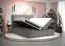Außergewöhnliches Boxspringbett mit weichen Veloursstoff Pirin 44, Farbe: Grau - Liegefläche: 180 x 200 cm (B x L)