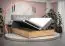 Boxspringbett mit außergewöhnlichen Design Pilio 09, Farbe: Grau / Eiche Golden Craft - Liegefläche: 160 x 200 cm (B x L)