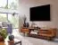 TV-Unterschrank / Lowboard, Farbe: Sheesham, teilmassiv - Abmessungen 43 x 145 x 35 cm (H x B x T)