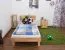 Jugendbett Wooden Nature 01 Kernbuche massiv geölt - Liegefläche 100 x 200 cm (B x L)