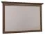 Spiegel Sentis 16, Farbe: Dunkelbraun - 84 x 126 x 6 cm (H x B x T)