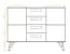 Kommode Masterton 09 Wildeiche massiv geölt - Abmessungen: 100 x 136 x 45 cm (H x B x T)