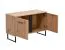 Garderobe Komplett - Set C Crina, 5-teilig, ein Schrank, ein Spiegel, eine Kommode, ein Schuhschrank mit Sitzkissen, eine Garderobe mit Spiegel, ABS-Kantenschutz