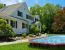 Holz-Pool Sunnydream 07, oval, 8,40 x 4,90 Meter, inklusive Premium Filteranlage, Filtermedium, Poolleiter, Poolfolie, Boden- und Wandvlies, Edelstahl-Eckverbindungen