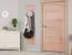Garderobe Pandrup 07, Farbe: Eiche - Abmessungen: 145 x 35 x 2 cm (H x B x T)