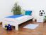 Bettrahmen für Kinder / Kinderbett 90 x 200 cm | Massivholz: Buche | Weiß Lackiert | besonders hohe Qualität Abbildung