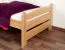 Kinderbett 80 x 200 cm | Massivholz: Buche | Natur Lackiert Abbildung