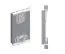 Schiebetürenschrank / Kleiderschrank mit Spiegel Tomlis 01B, Farbe: Schwarz - Abmessungen: 200 x 100 x 62 cm (H x B x T)