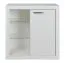 Kommode Medinaceli 02, Farbe: Weiß - 90 x 85 x 43 cm (H x B x T)
