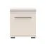 Sitzbank mit Stauraum Neiafu 110, Farbe: Kaschmir, Soft-Close-System, gepolstertes Sitzkissen, Maße: 53 x 46 x 36 cm, für die Garderobe