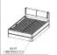Doppelbett mit Staukasten Fazenda 07, Farbe: Dunkelbraun, Eiche teilmassiv – 140 x 200 cm (B x L)
