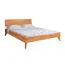 Einzelbett / Gästebett Timaru 01 Kernbuche massiv geölt - Liegefläche: 90 x 200 cm (B x L)