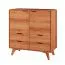 Kommode Timaru 08 Kernbuche massiv geölt - Abmessungen: 92 x 90 x 40 cm (H x B x T)