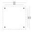 Pavillon Boa Vista aus unbehandeltem Douglasienholz - Abmessung: 356 x 356 cm (L x B)