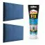 Polsterpaneele, 10er Set, Farbe: Marineblau, Bezug: Velour, Maße: 50 x 30 cm