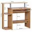 Schreibtisch Apolo 144, Farbe: Buche, mit vielen Ablagemöglichkeiten - Abmessungen: 48 x 94 cm (B x T)