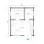 Ferienhaus F53 mit 4 Räumen & Schlafboden | 39,8 m² | 70 mm Blockbohlen | Naturbelassen | Fenster 2-Hand-Dreh-Kippsystematik