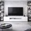 TV-Unterschrank Silvado 2 | Weiß Hochglänzend | 200 x 40 x 45 cm| großes Kippfach mit 2 Fächern | Griffloses Design | Robust & Langlebig | vollständig lackiert