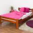 Jugendbett "Easy Premium Line" K4, 120 x 200 cm Buche Vollholz massiv kirschrot lackiert