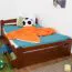 Buche Holzbett 140 x 200 cm Kirsche