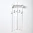 Garderobe Kiefer massiv Vollholz Weiß Junco 341 – Abmessungen: 150 x 60 x 33 cm (H x B x T)