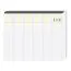 Oberer LED-Rahmen für Drehtürenschrank / Kleiderschrank Siumu und Anbaumodule, 2er Set, Farbe: Beige - Breite: 136 cm