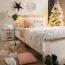 Schlafzimmer Komplett - Set A Zemun, 5-teilig, Farbe: Eiche Grau / Eiche Weiß, ein Kleiderschrank, ein Doppelbett, eine Kommode, zwei Nachtkommoden