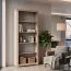 Regal Lorengau 26, Farbe: Sonoma Eiche - Abmessungen: 202 x 85 x 40 cm (H x B x T)