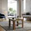 Couchtisch Pasuruan 17, Farbe: Nuss / Ahorn - Abmessungen: 67 x 67 x 50 cm (B x T x H)