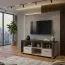 TV-Unterschrank Aitape 07, Farbe: Sonoma Eiche dunkel / Sonoma Eiche hell - Abmessungen: 53 x 135 x 49 cm (H x B x T)