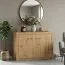Kommode Vanimo 10, Farbe: Eiche - Abmessungen: 80 x 115 x 42 cm (H x B x T)