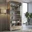 Vitrine Rabaul 35, Farbe: Sonoma Eiche - Abmessungen: 200 x 94 x 40 cm (H x B x T)
