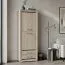 Schrank Kundiawa 33, Farbe: Sonoma Eiche hell / Sonoma Eiche dunkel - Abmessungen: 200 x 70 x 40 cm (H x B x T)
