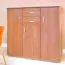 Kommode Kebumen 12, Farbe: Erle - Abmessungen: 120 x 120 x 45 cm (H x B x T)