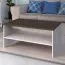 Couchtisch Aitape 24, Farbe: Sonoma Eiche dunkel / Sonoma Eiche hell - Abmessungen: 120 x 60 x 56 cm (B x T x H)
