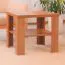 Couchtisch Grogol 11, Farbe: Erle - Abmessungen: 60 x 60 x 56 cm (B x T x H)