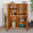 Kommode / Sideboard Jussara 01, Farbe: Bernstein, Eiche teilmassiv – 150 x 124 x 42 cm (H x B x T)
