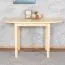 Esszimmertisch rund 75x130 cm Kiefer massiv, Farbe: Natur