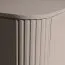 Wohnzimmer Komplett - Set A Aufaga | 6-teilig | Farbe: Kaschmir | dekorative Relief-Streifen | Soft Close System | Metallbeine