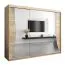Schiebetürenschrank / Kleiderschrank Serbota 06 mit Spiegel, Farbe: Eiche Sonoma - Abmessungen: 200 x 250 x 62 cm (H x B x T)