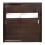 160 cm breiter Kleiderschrank mit 6 Fächern und 2 Türen | Farbe: Wenge-Optik Abbildung