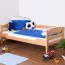 Kinderzimmer-Bett 90 x 190 cm | Massivholz: Buche | Natur Lackiert Abbildung