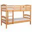 Stockbett 90 x 190 cm | Massivholz: Buche | Natur Lackiert | umbaubar in zwei Einzelbetten | Premium-Qualität | inkl. Rollroste Abbildung