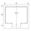 Gartenhaus 3,8 x 5 Meter (inkl. Dach) | Natur | Satteldach | 40 mm Blockbohlen Abbildung
